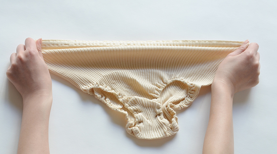 リブショーツ<オーガニックコットン100%>