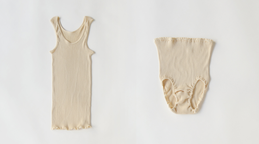 リブタンクトップ<オーガニックコットン100%>