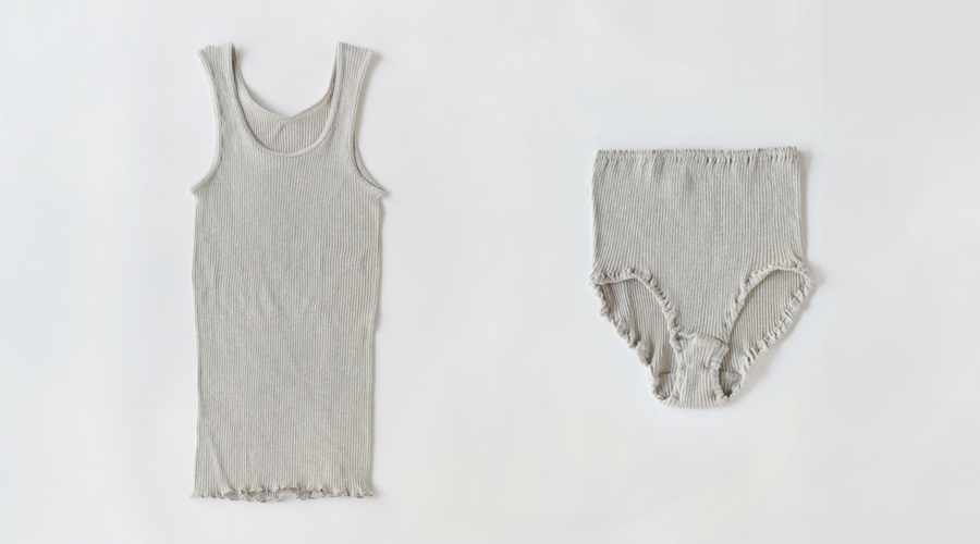 リブキャミソール<オーガニックコットン100%>