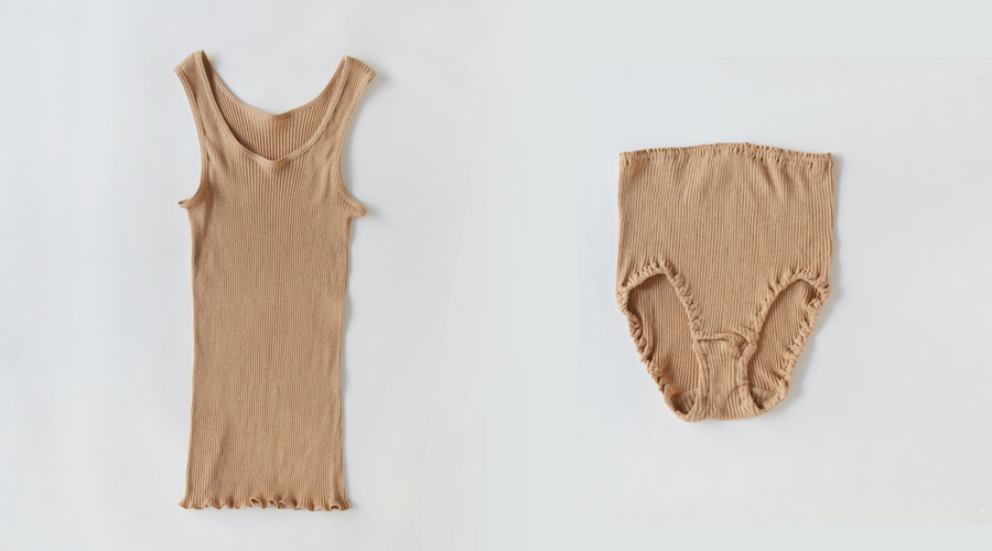 リブキャミソール<オーガニックコットン100%>